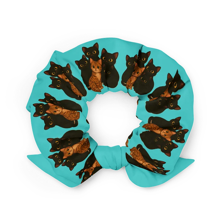 Whimsical cat Hair Scrunchie product image (2)