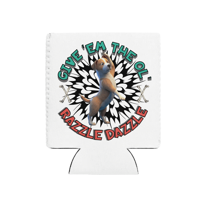 Razzle Dazzle Dog Canine Can Cooler product image (1)