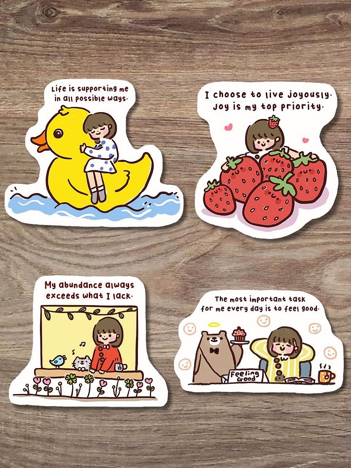 Positivity Glitter Stickers Bundle #4 product image (1)