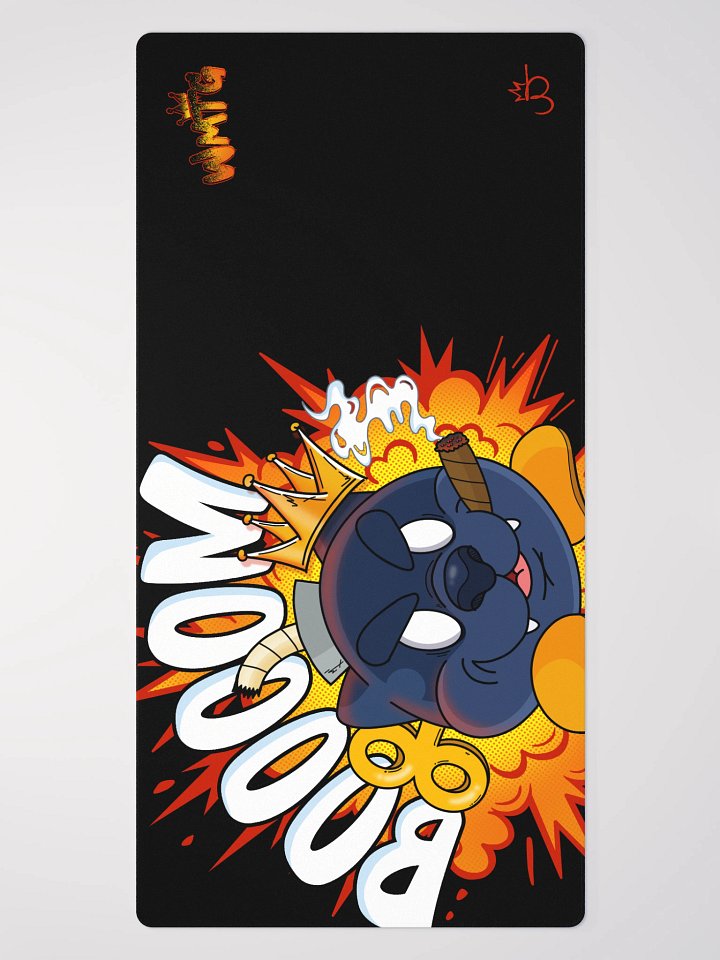 The BOOOOM Dog Desk Mat XXL || 18 x 36 product image (2)