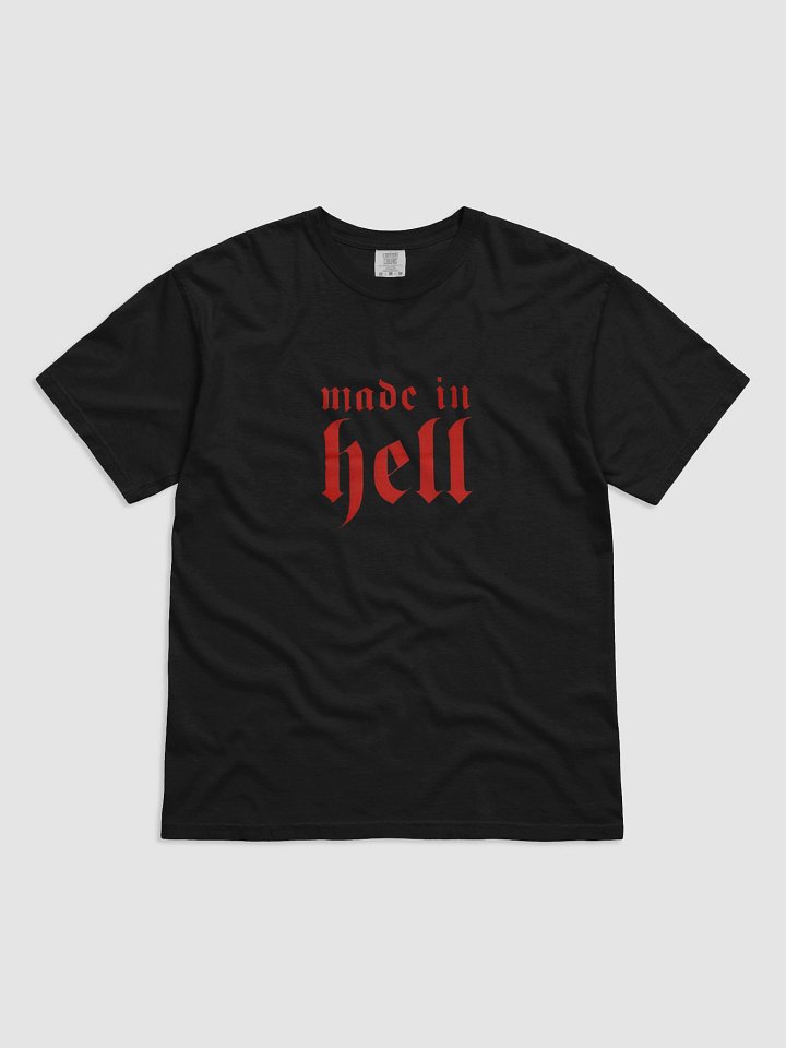 Hellish Comfort: Gothic Red T-Shirt product image (1)