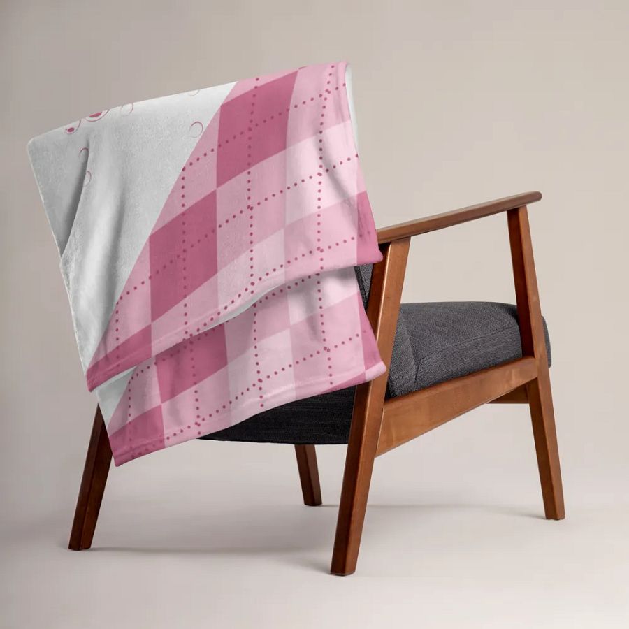 Pink And White Axolotl Blanket product image (4)