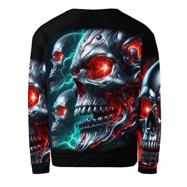 Electric Skull - Unisex Sweatshirt #1 product image (2)