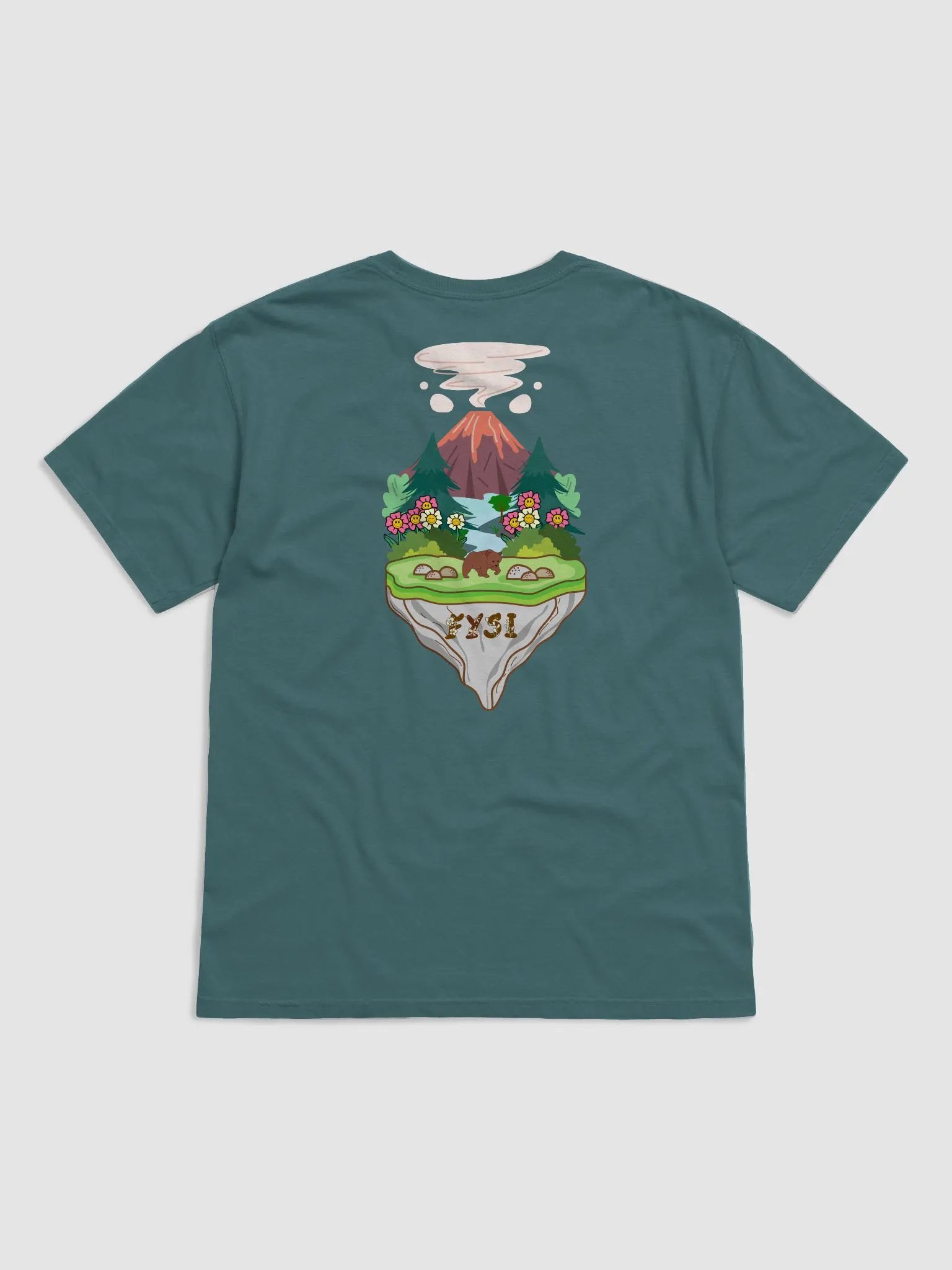 Volcano garment organic cotton t-shirt product image (2)