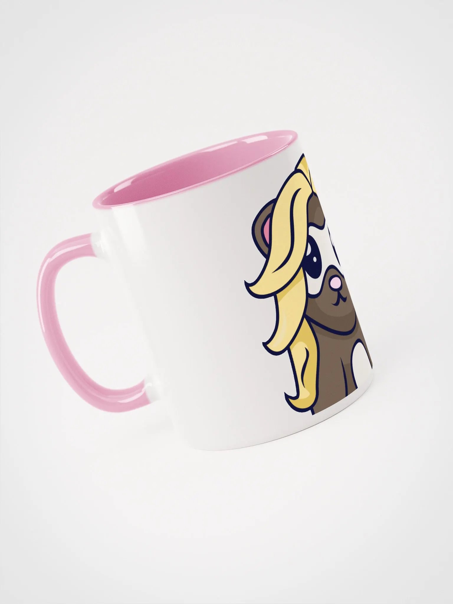 Ferret Mug on a Mug (pink) product image (3)
