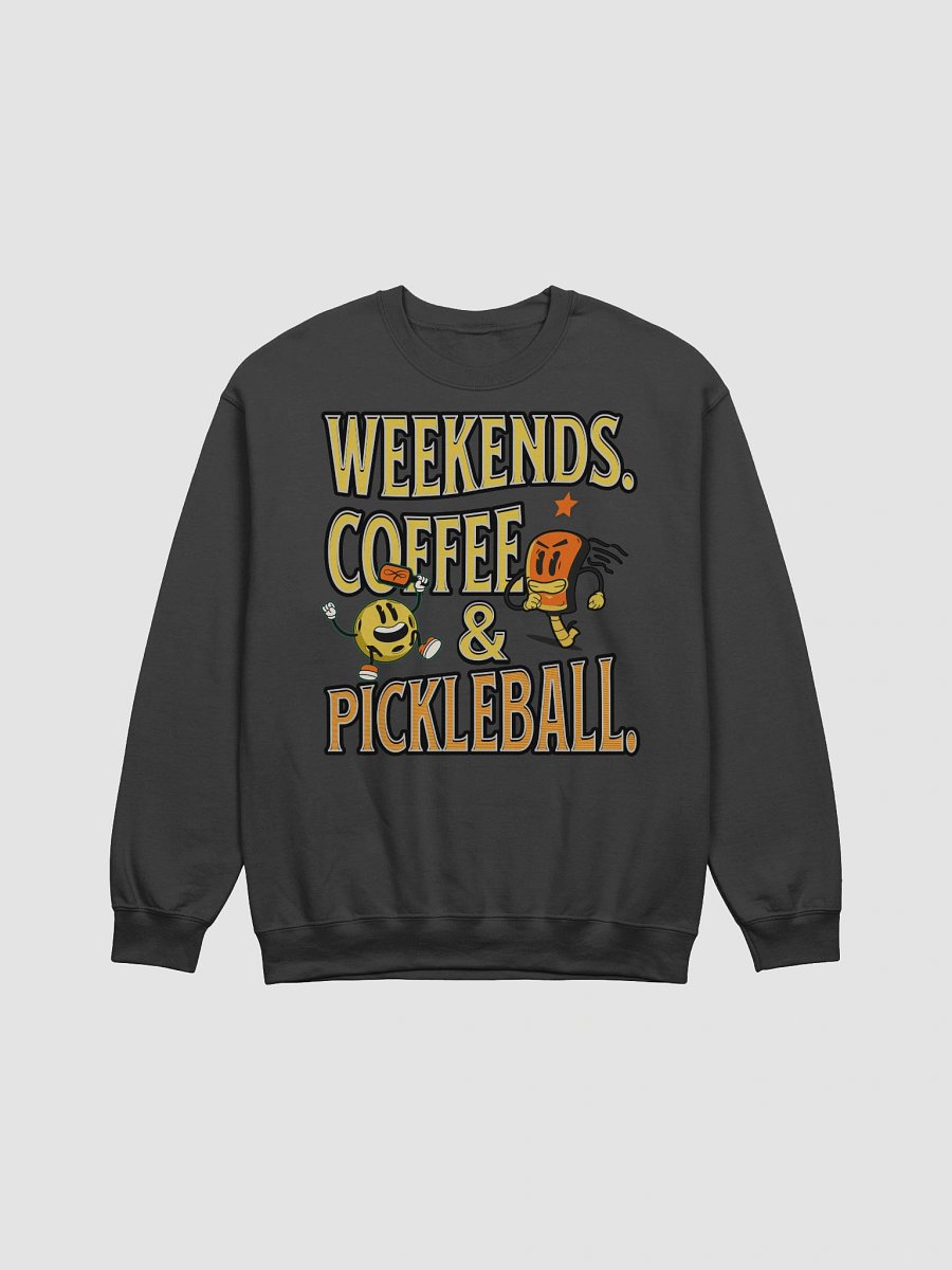 Weekends Coffee And Pickleball Fever Sweatshirt product image (1)