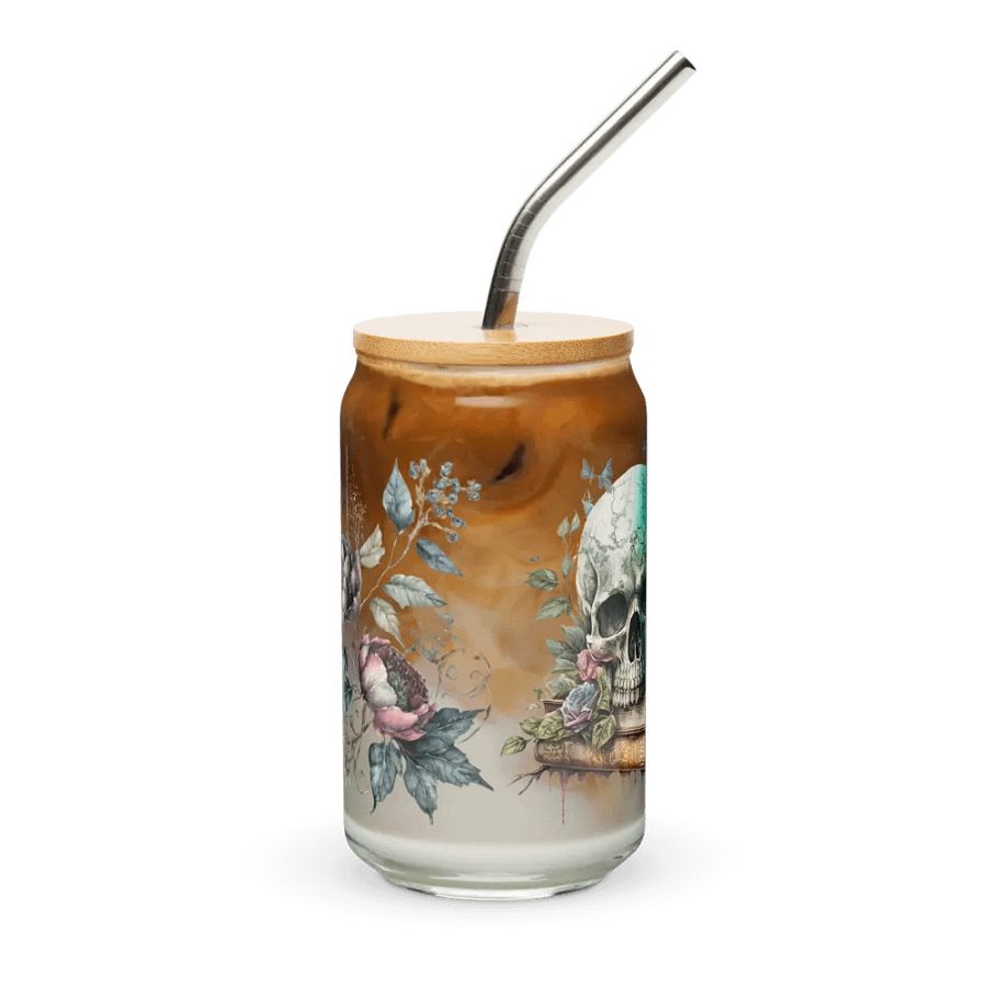 Memento Mori Can-Shaped Glass product image (9)