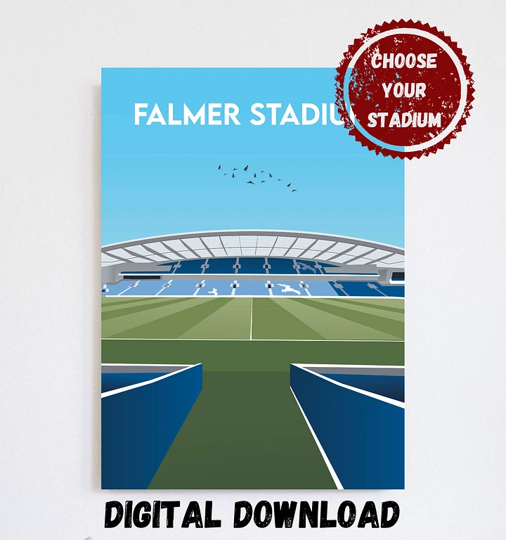 Falmer Stadium Design Digital Download product image (1)