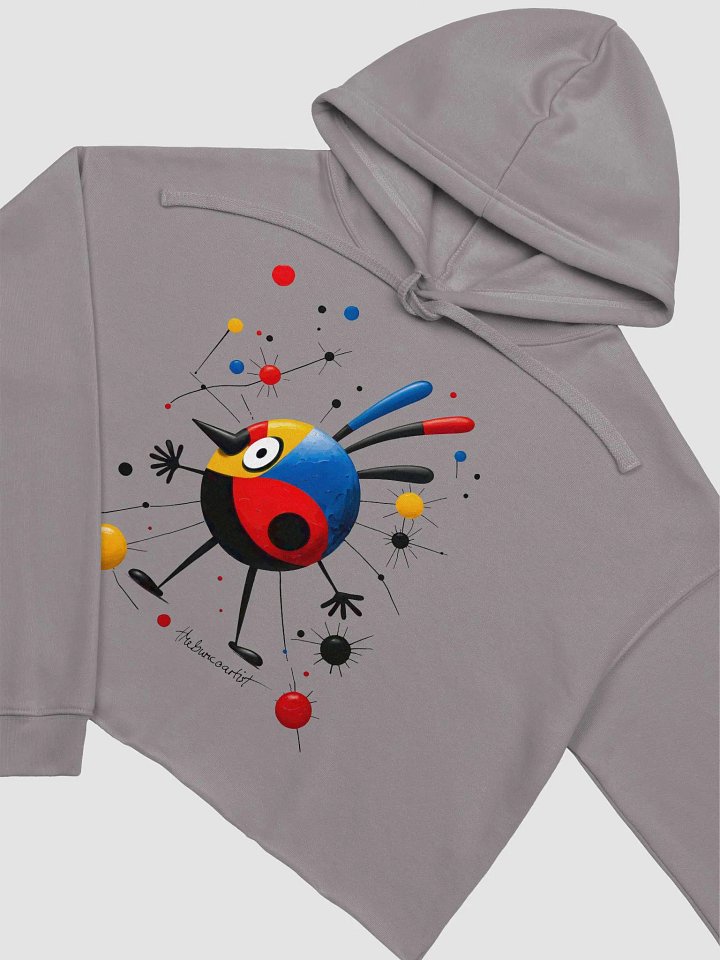 Bella+Canvas Fleece Crop Hoodie product image (1)