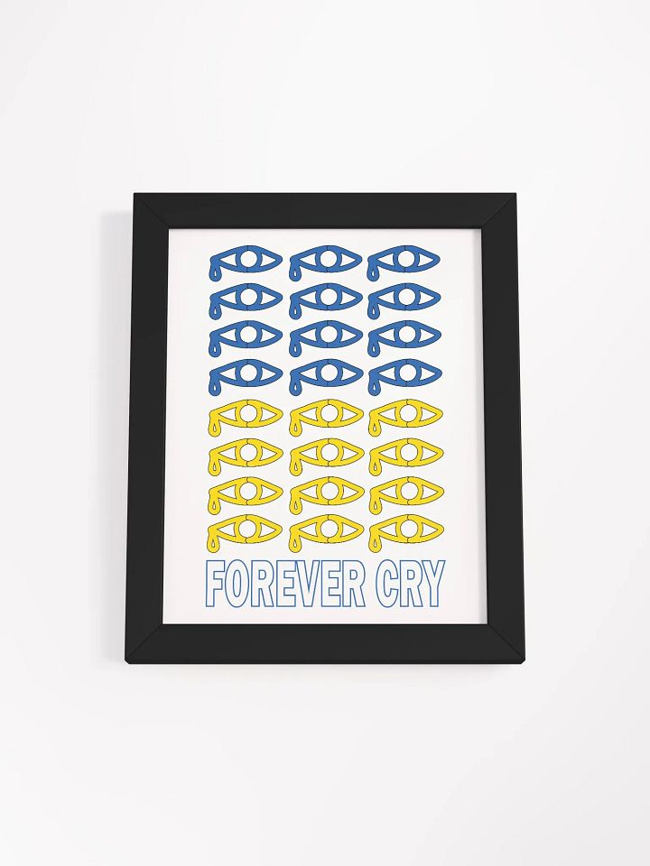 Ukraine - Forever Cry - Framed High-Quality Matte Poster product image (1)