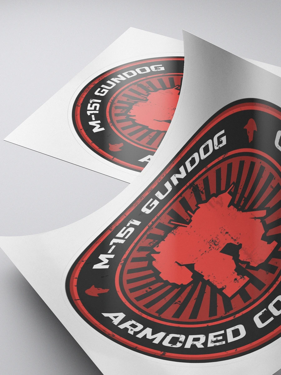 M-151 Gundog vinyl sticker product image (4)