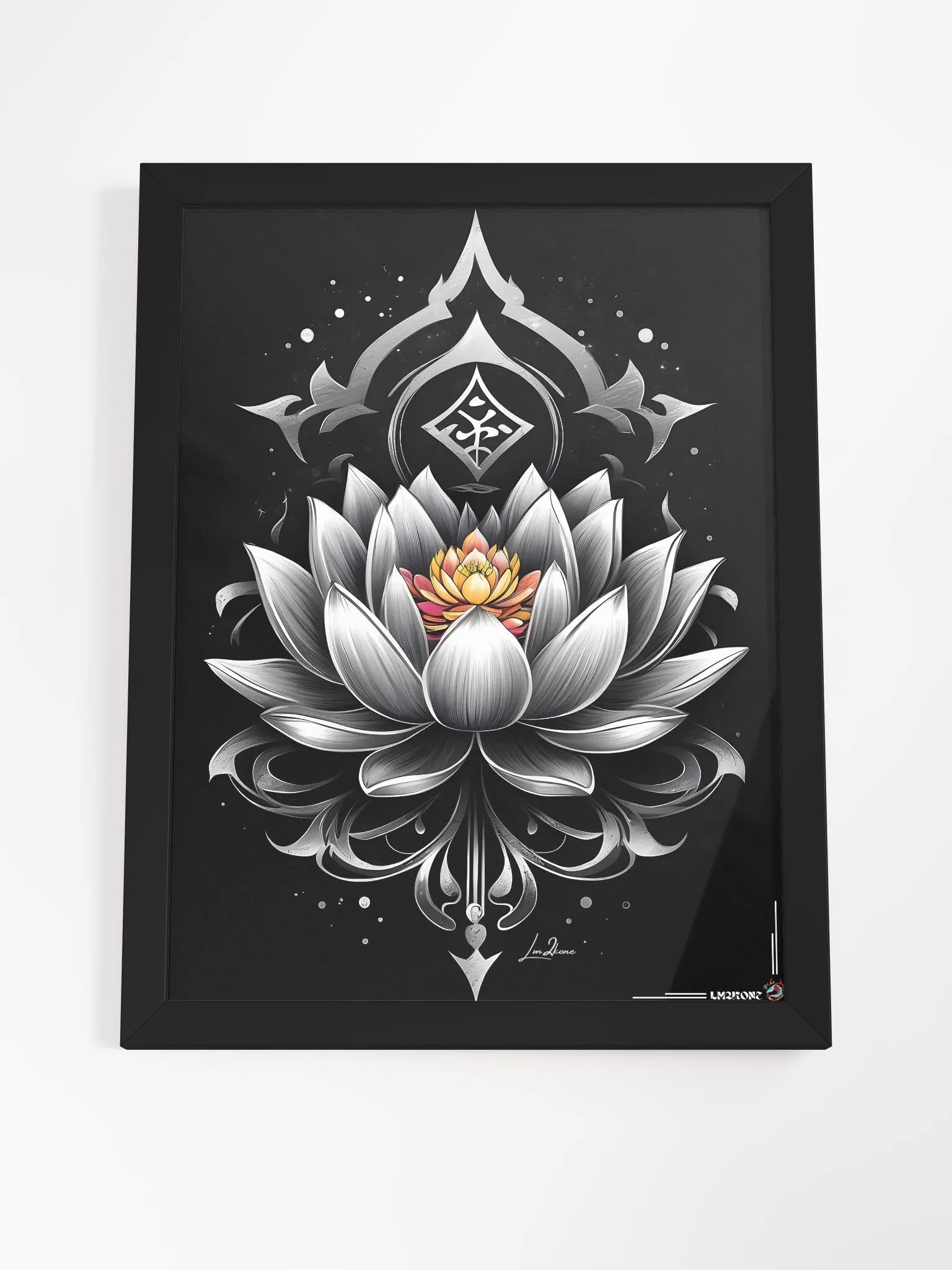 Lotus Zen Blossom : Framed Artistic Poster product image (4)