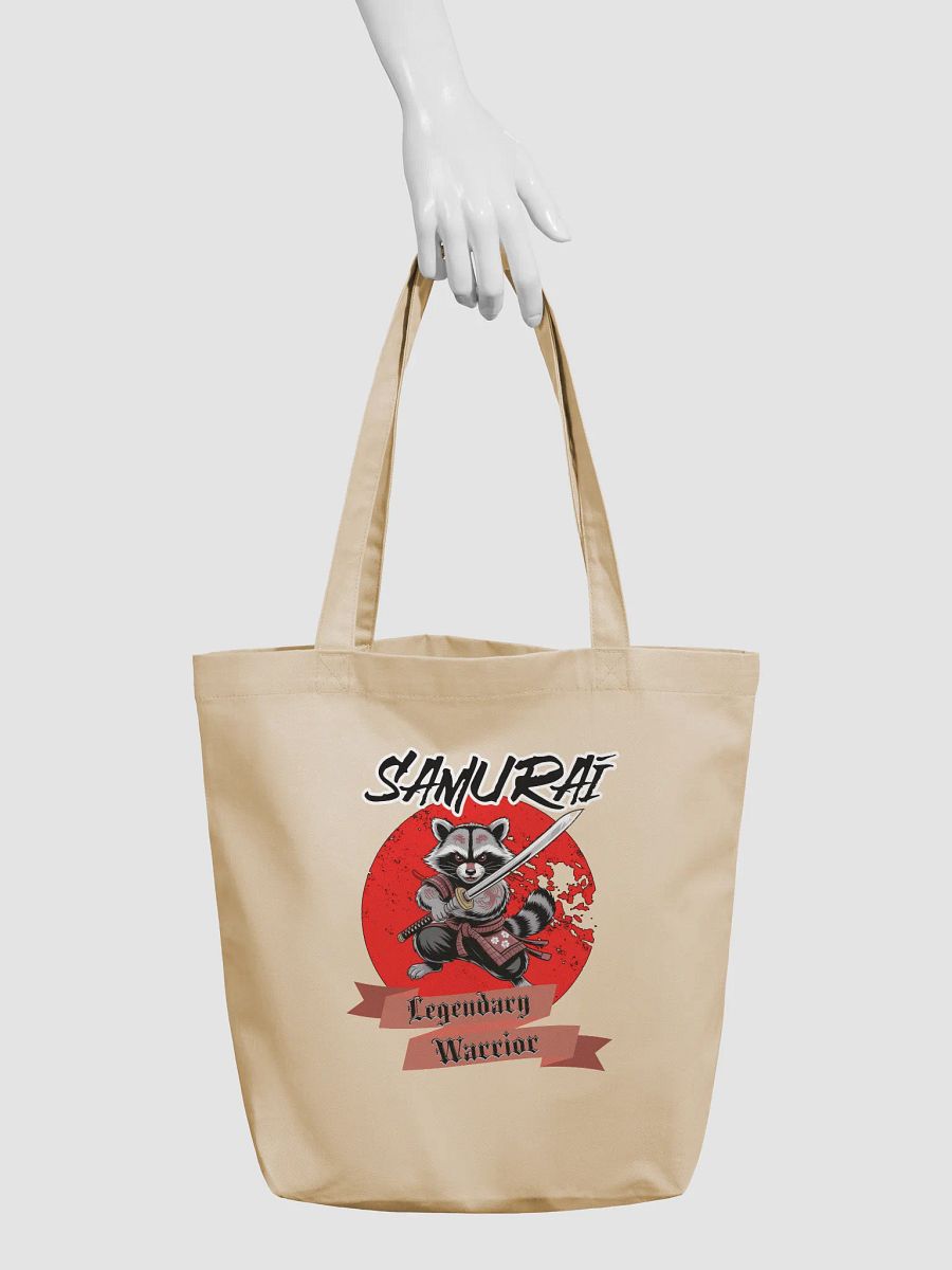 Samurai Legendary Warrior Raccoon Tote Bag product image (6)