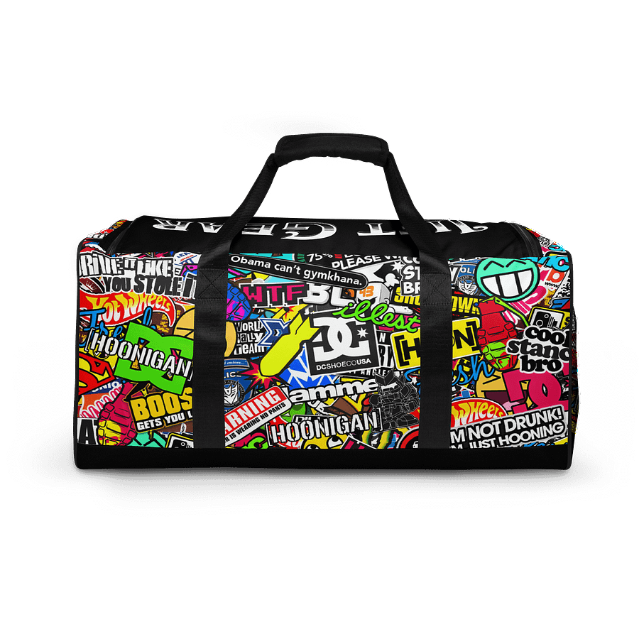 Sticker Bomb All-Over Print Duffle Bag product image (5)