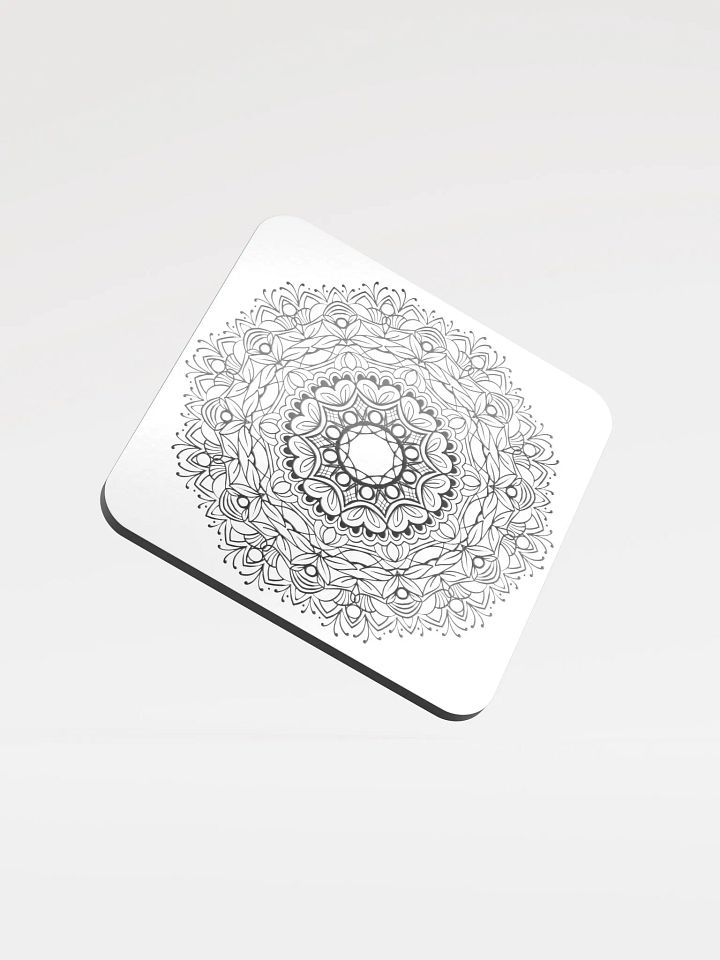 Mandala Monochrome Coaster Set product image (1)