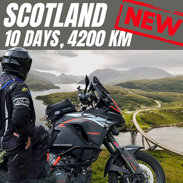 SCOTLAND, 10 Days, TOP HIGHLIGHTS, 4200 km, Tour Book & GPX Data product image (1)
