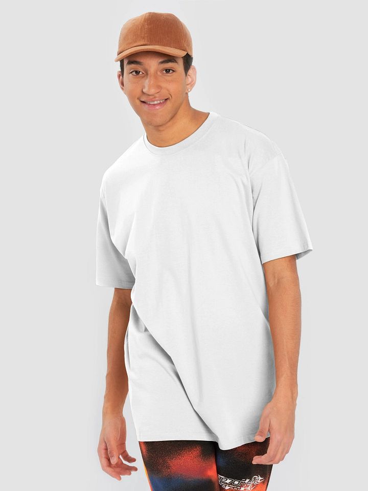 Plain Color White T-Shirt product image (2)