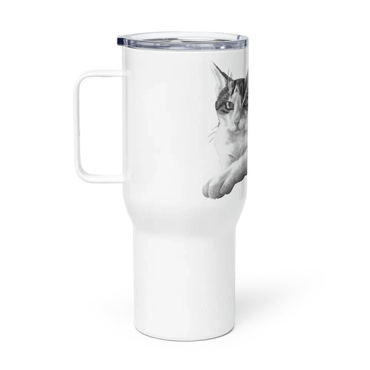 Cat Drawing Travel Cup product image (1)