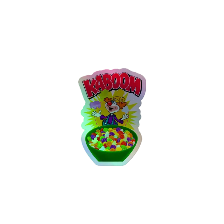 🥣 Saturday Morning Breakfast Kaboom! Holofoil Sticker 🥣 product image (1)
