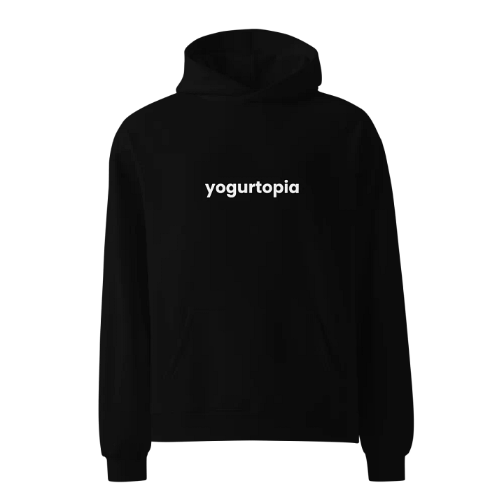 unisex "yogurtopia" oversized hoodie product image (3)