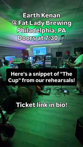 PHILLY! Here's a short clip of us running my arrangement of 