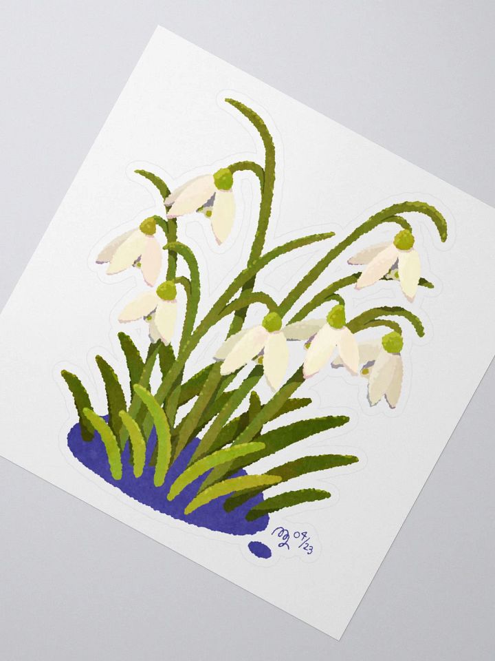 Snow Drop Sticker product image (2)