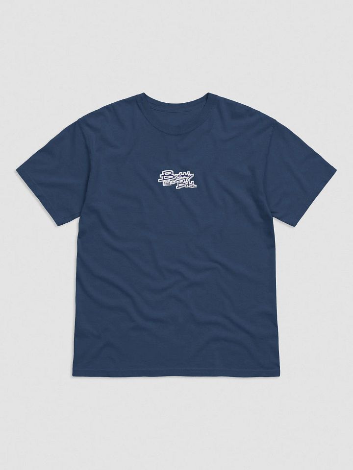 Bubbly and a B*tch embroidered garment-dyed tee (navy bubble design) product image (1)