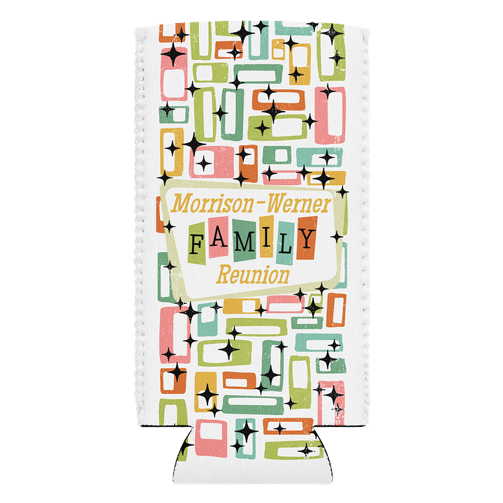 "Atomic Age" 12 oz. Slim-Can Coozie product image (1)