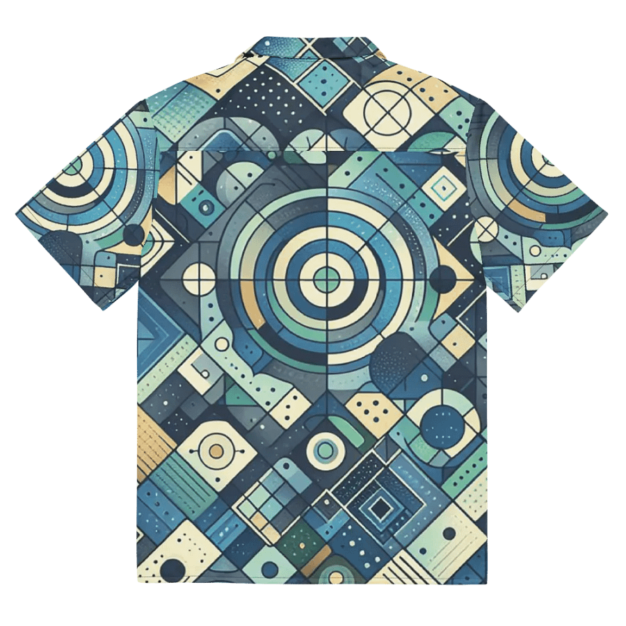 Symmetry Waves Hawaiian Shirt product image (6)