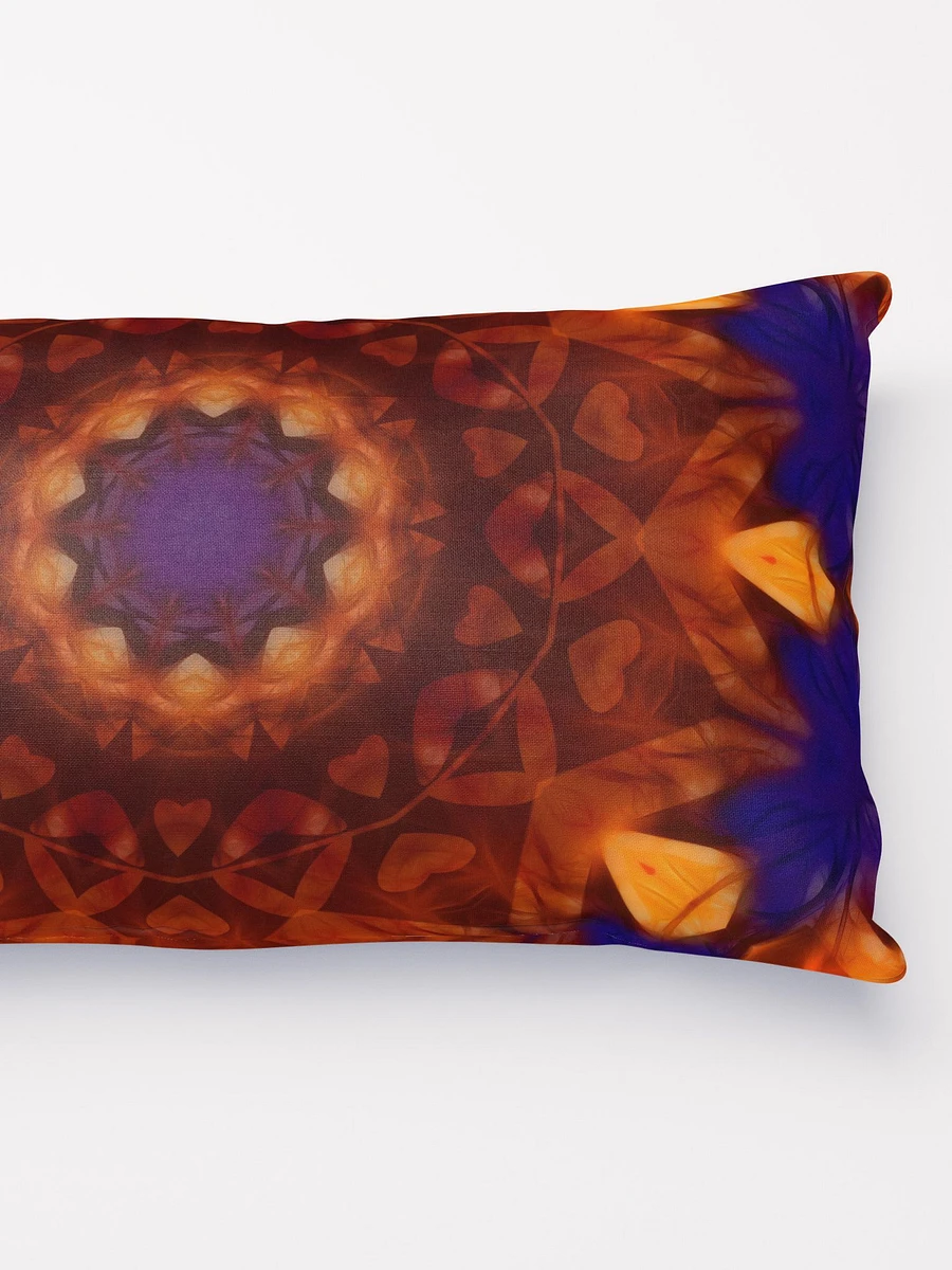 Blue and Orange Kaleidoscope Throw Pillow product image (4)