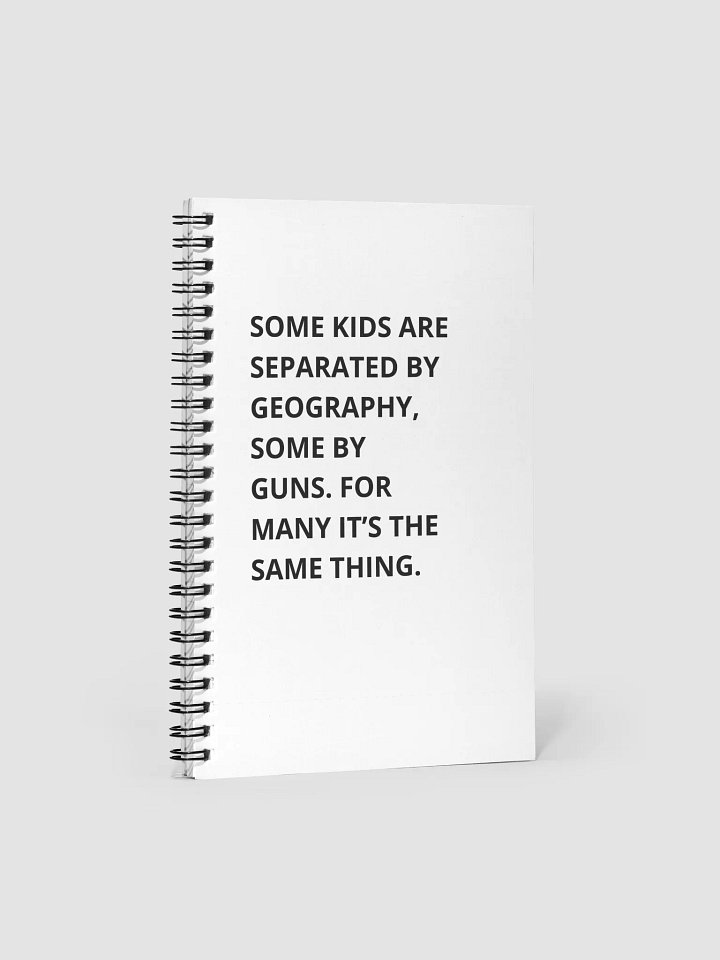 Geo-Separation Spiral Notebook product image (1)