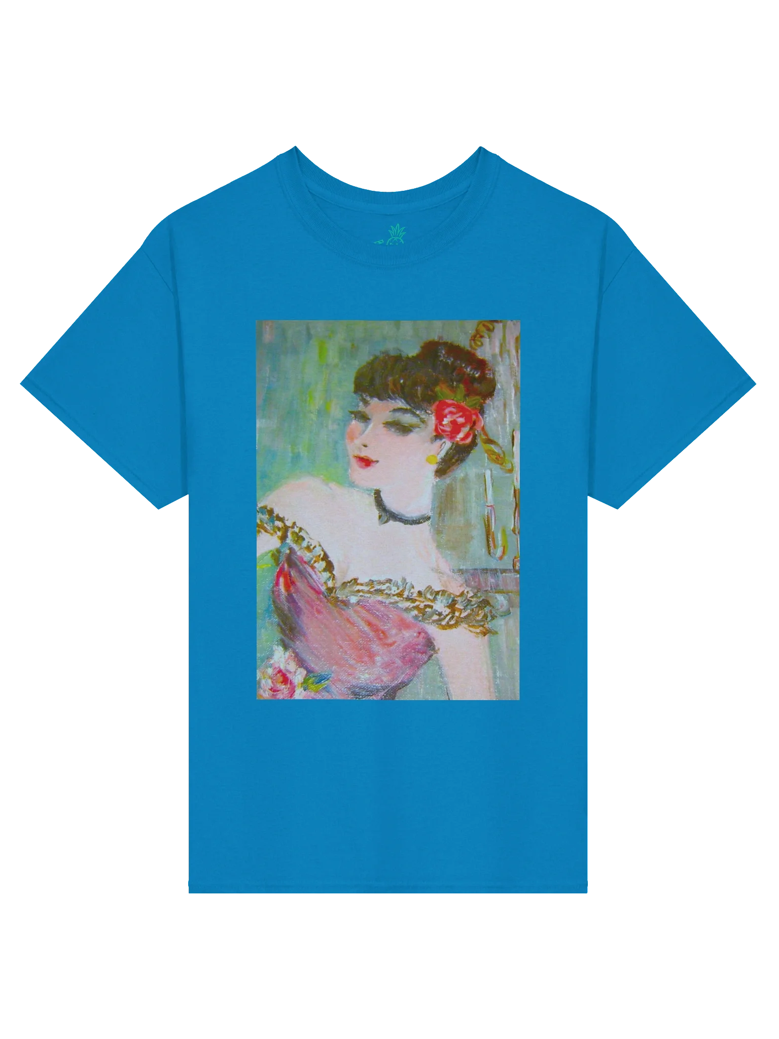 19th Century French It Girl Portrait Boxy Fit Unisex T-Shirt product image (7)