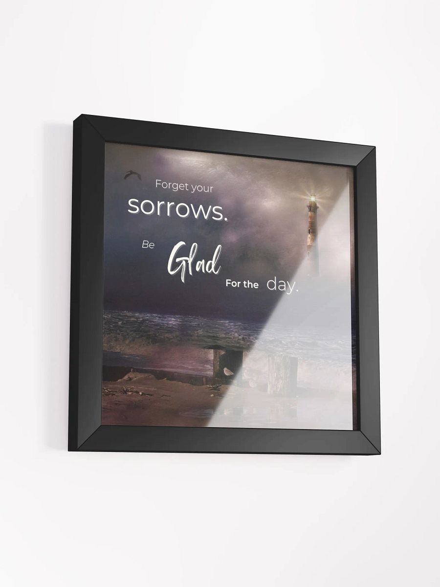 Glad Tidings Lighthouse Framed Print product image (3)