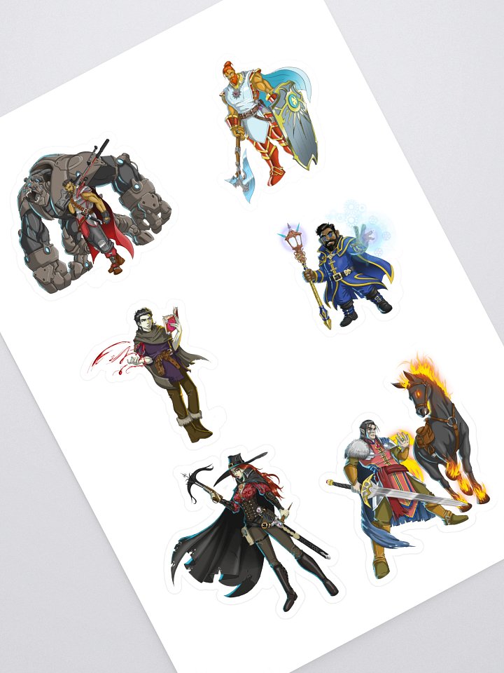 Trapped in the Mists | Character Sticker Sheet product image (1)
