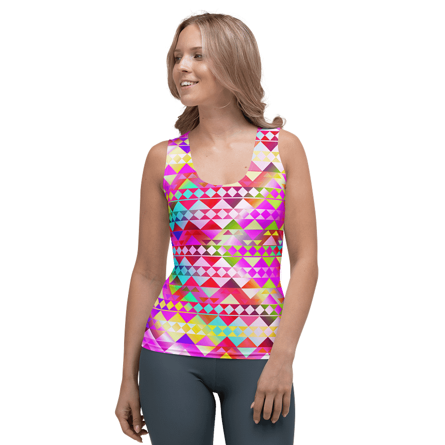 Pink Tribal Tank Top product image (1)
