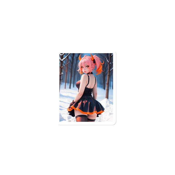 Horned Anime Character Die-Cut Magnets product image (1)