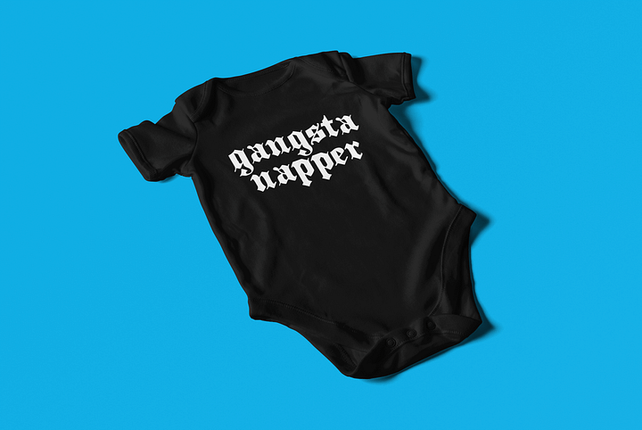 Gangsta Napper - Baby Bodysuit Onesies for Boys and Girls product image (2)