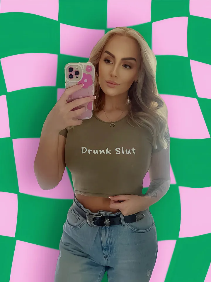 Drunk slut crop product image (2)