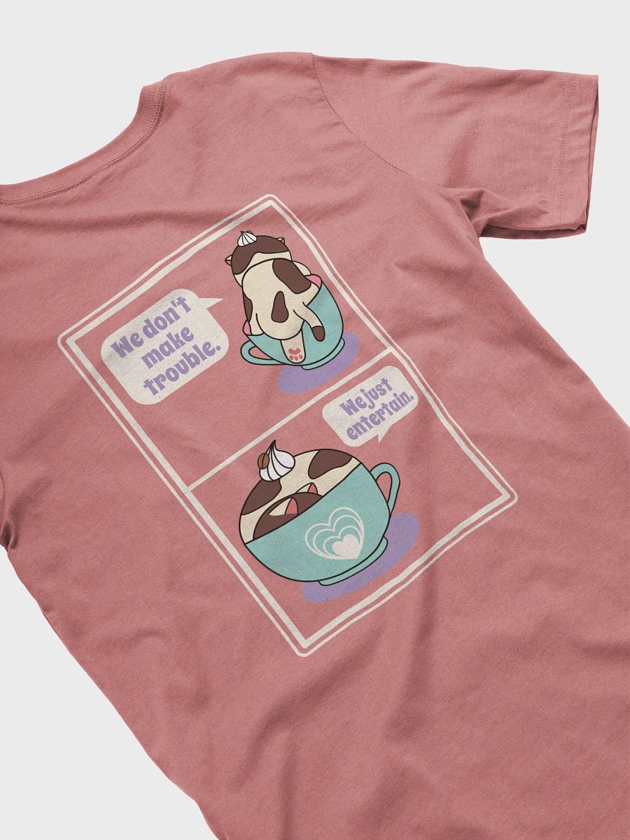 Sweet Trouble T-shirt, Coffee Cat (Left Chest and Back Prints) product image (4)