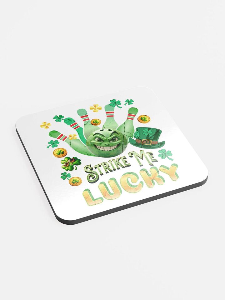 Strike Me Lucky Bowling Cork Coaster Set product image (2)