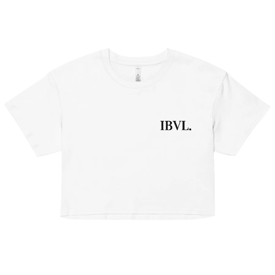 Classic Embroidered IBVL Signature Women's Crop Top product image (1)