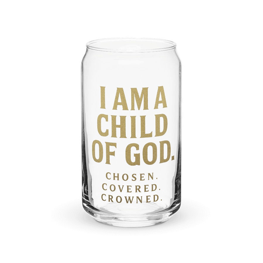 “Child of God” Can-Shaped Glass — Bold Faith. Everyday Style. product image (2)