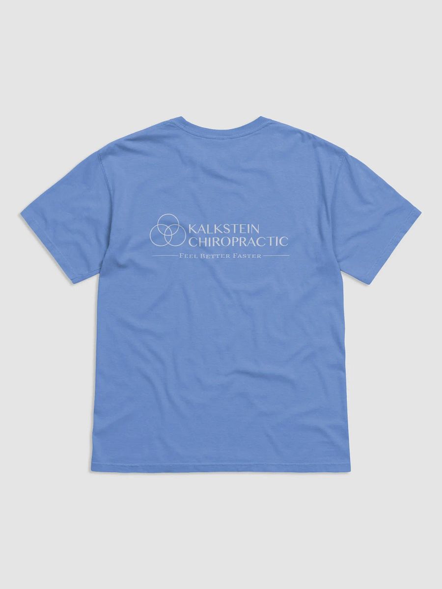 Kalkstein Chiropractic Comfort Colors White Logo Tee product image (10)