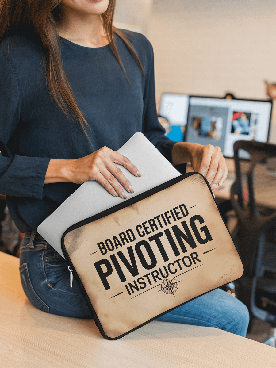 Pivoting Instructor Human Design Manifesting Generator Laptop Sleeve product image (1)