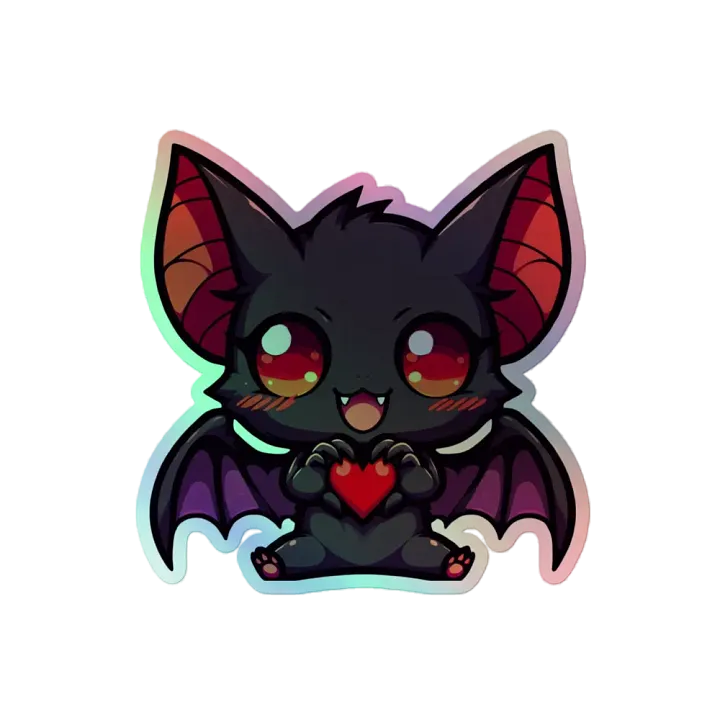 Bat Heart Sticker product image (2)