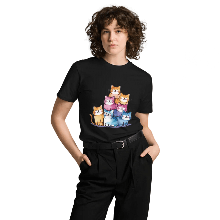Stack of Smiles AS Colour Unisex Premium T-Shirt product image (5)