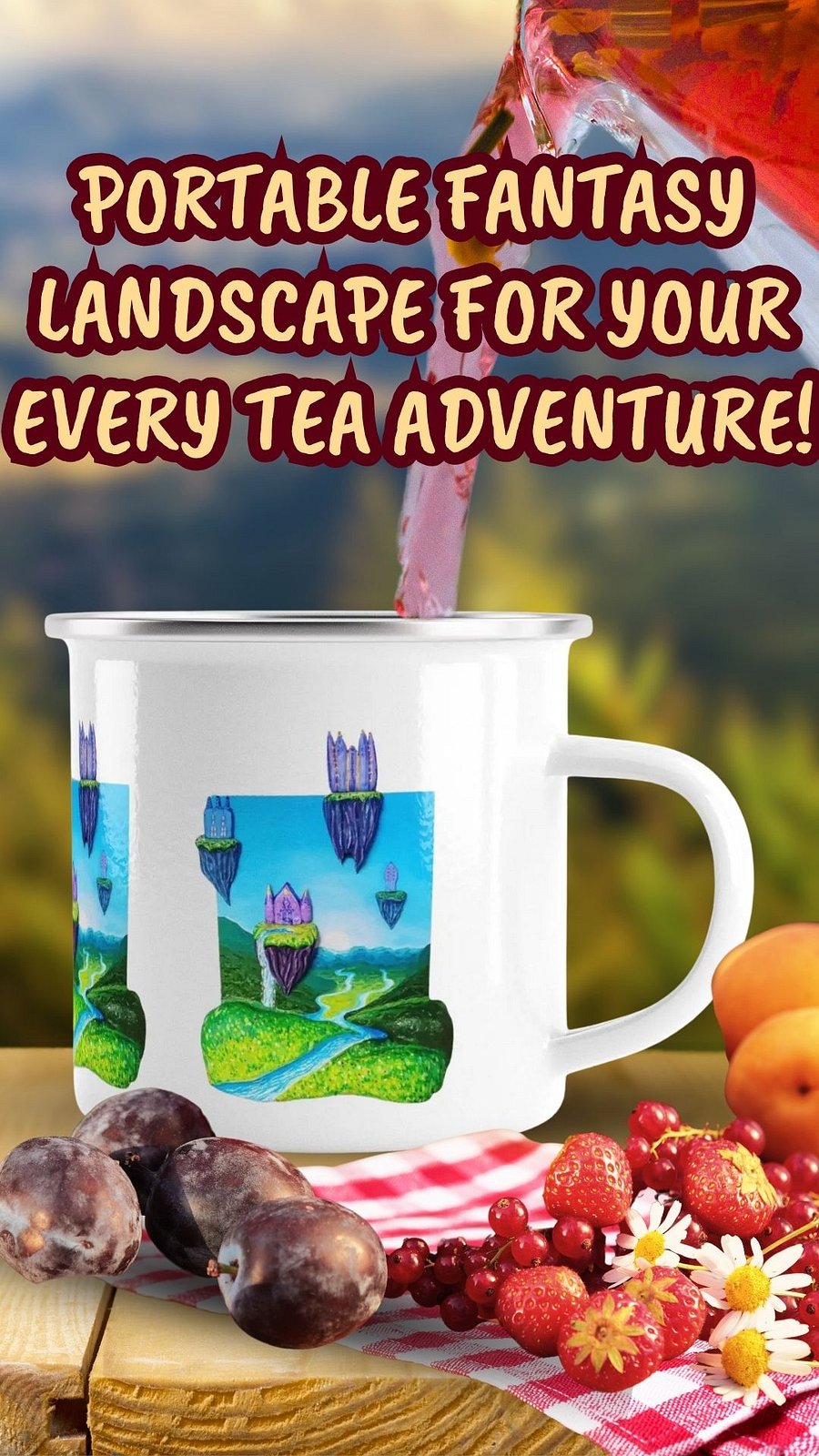 Fantasy World Enamel Mug product image (5)