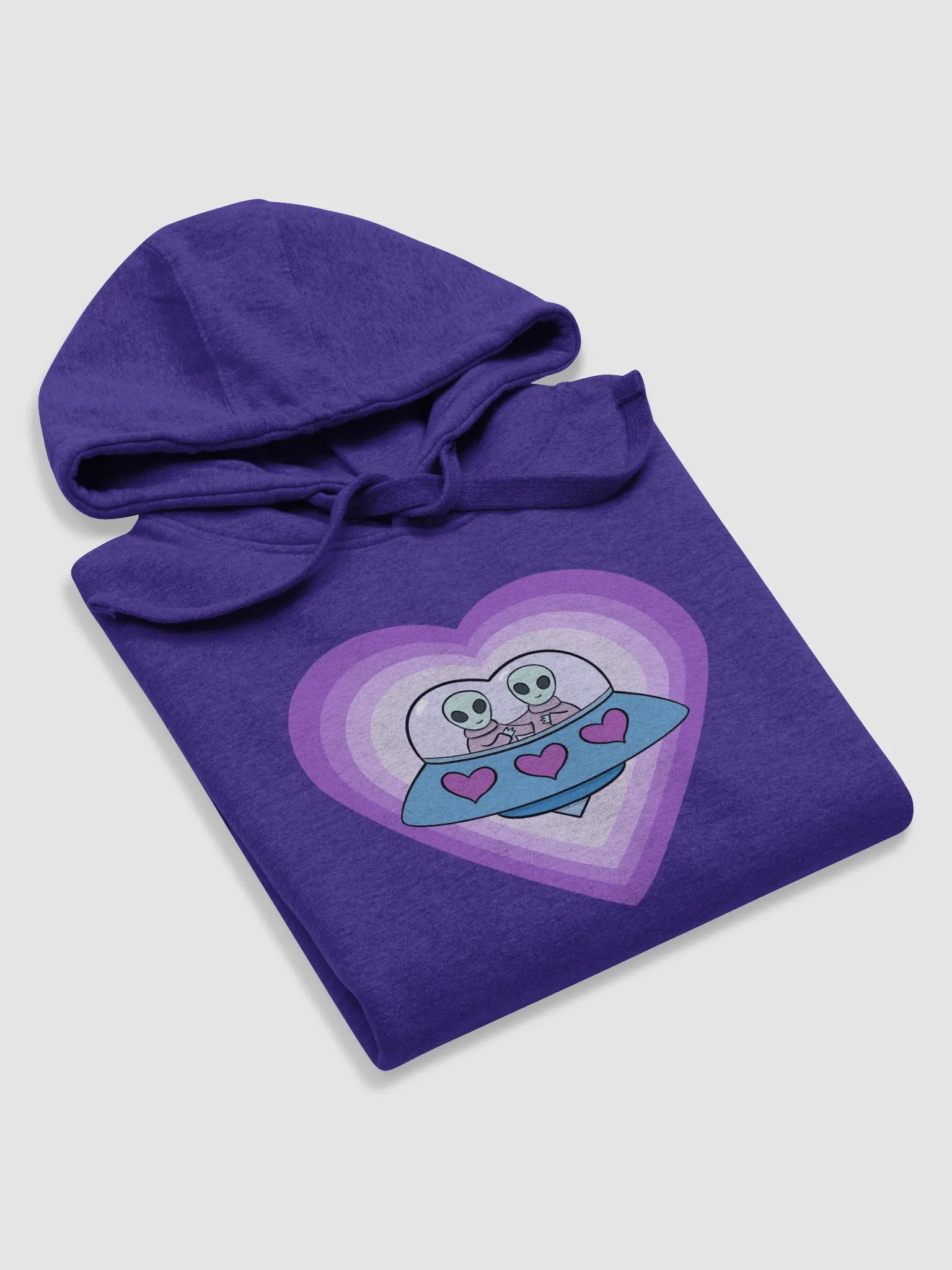 Alien Love Hooded Sweatshirt product image (5)