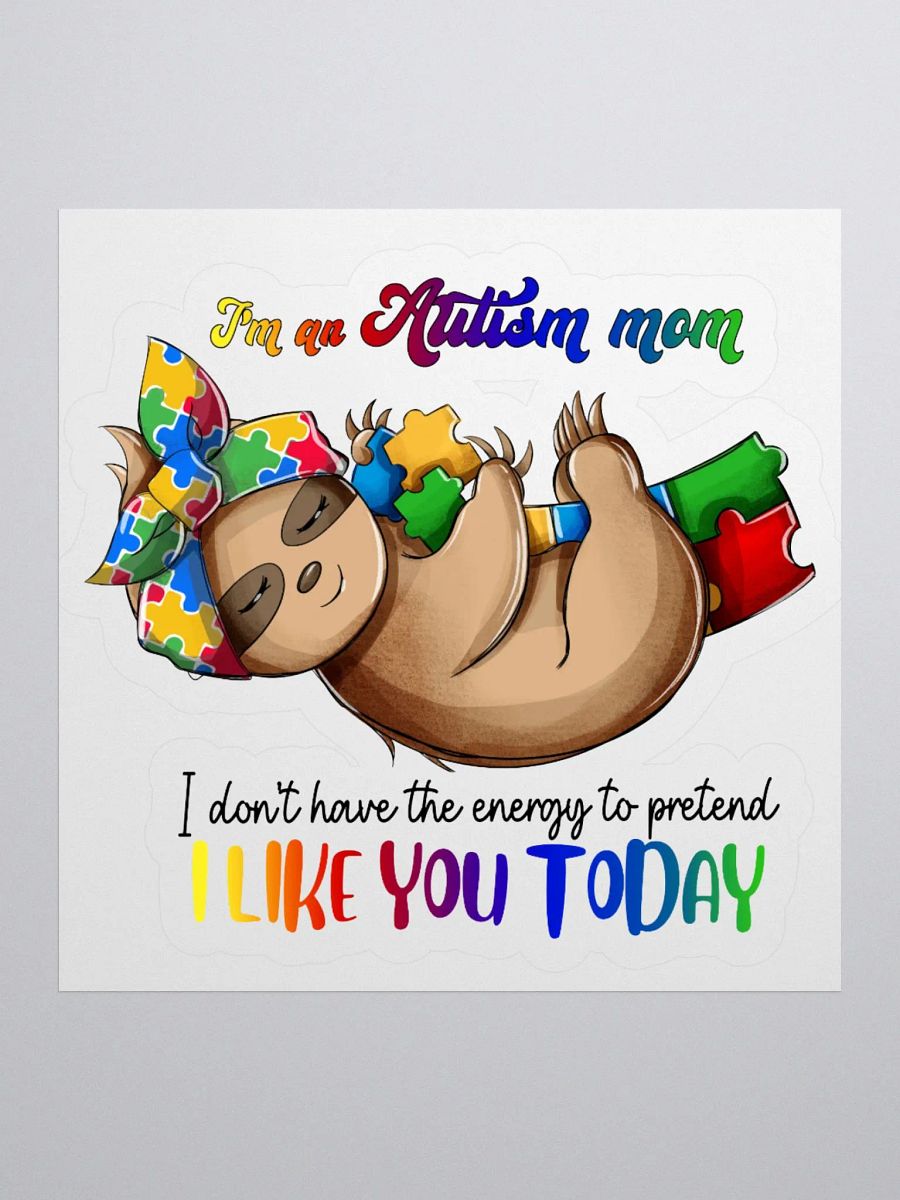 Autism Mom3 Sticker product image (1)