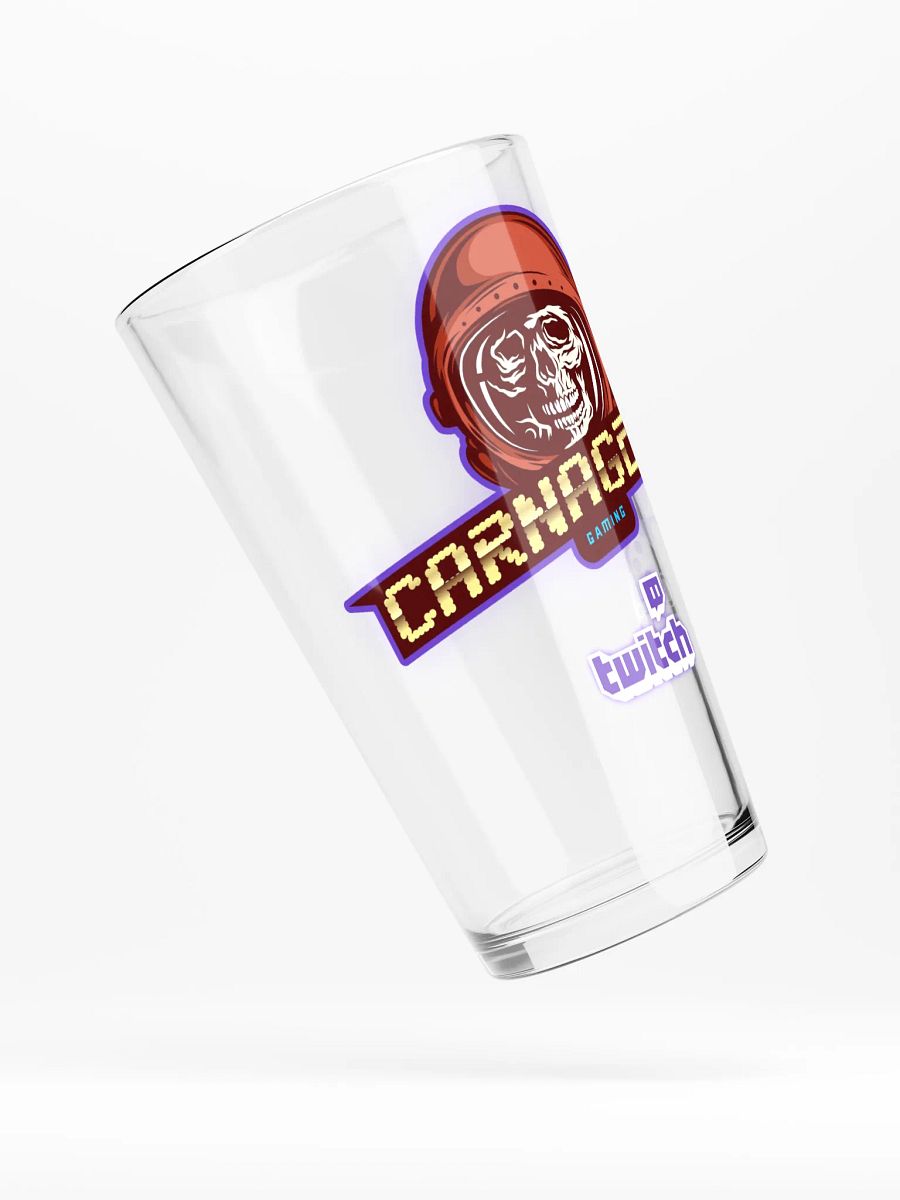 CARNAGE QC Gaming Skull Shaker Pint Glass product image (4)